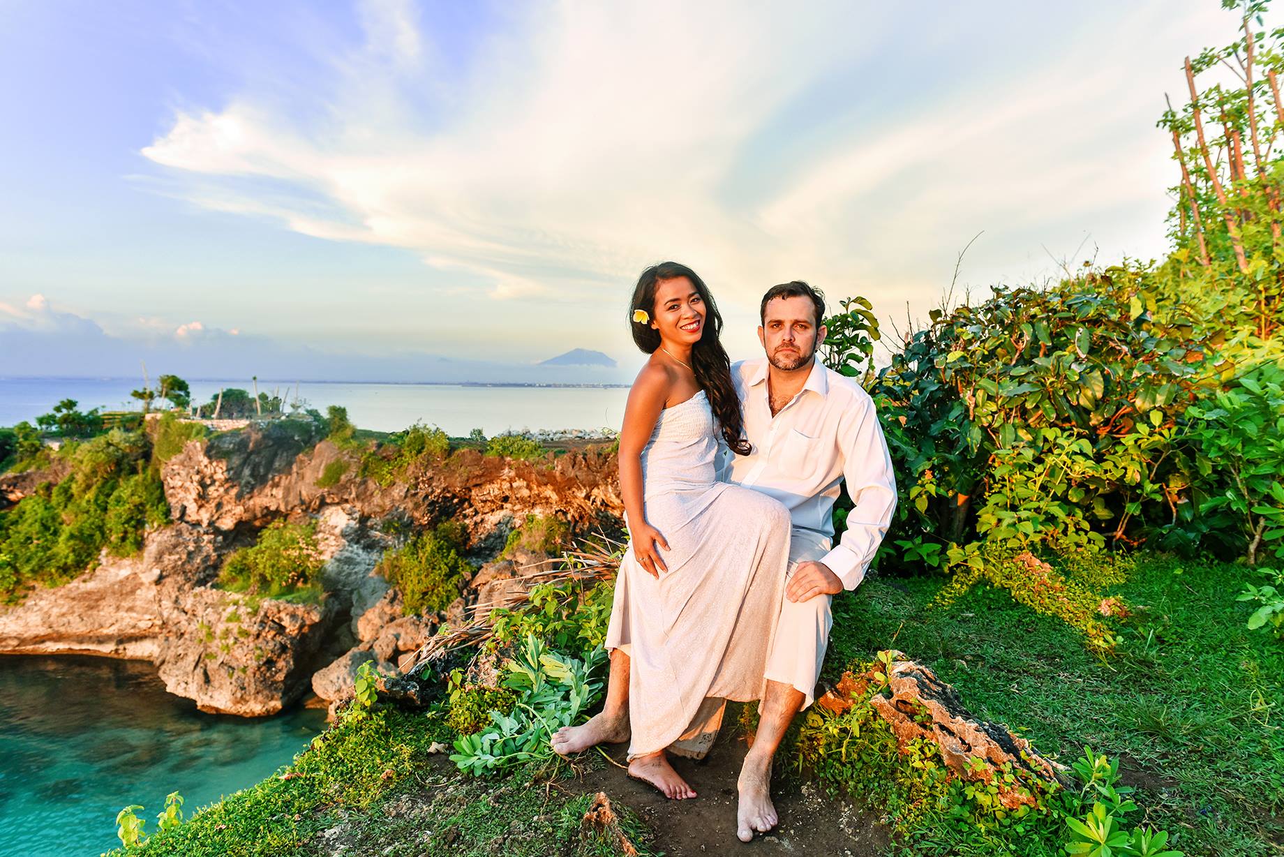 Florian et Daisy organisateurs de mariage en francais a Bali