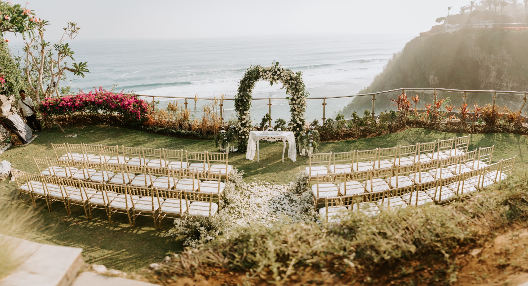 Javanese wedding decoration Uluwatu Yunika Kieran Bali