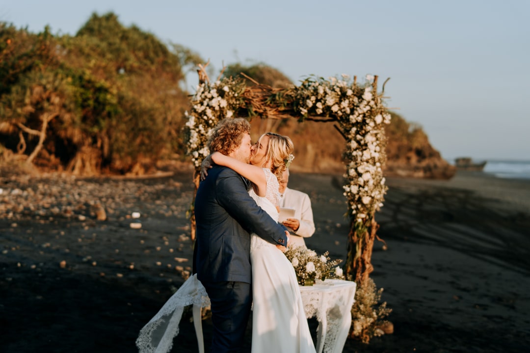 Ceremony private beach Tabanan Manon Pierre Bali
