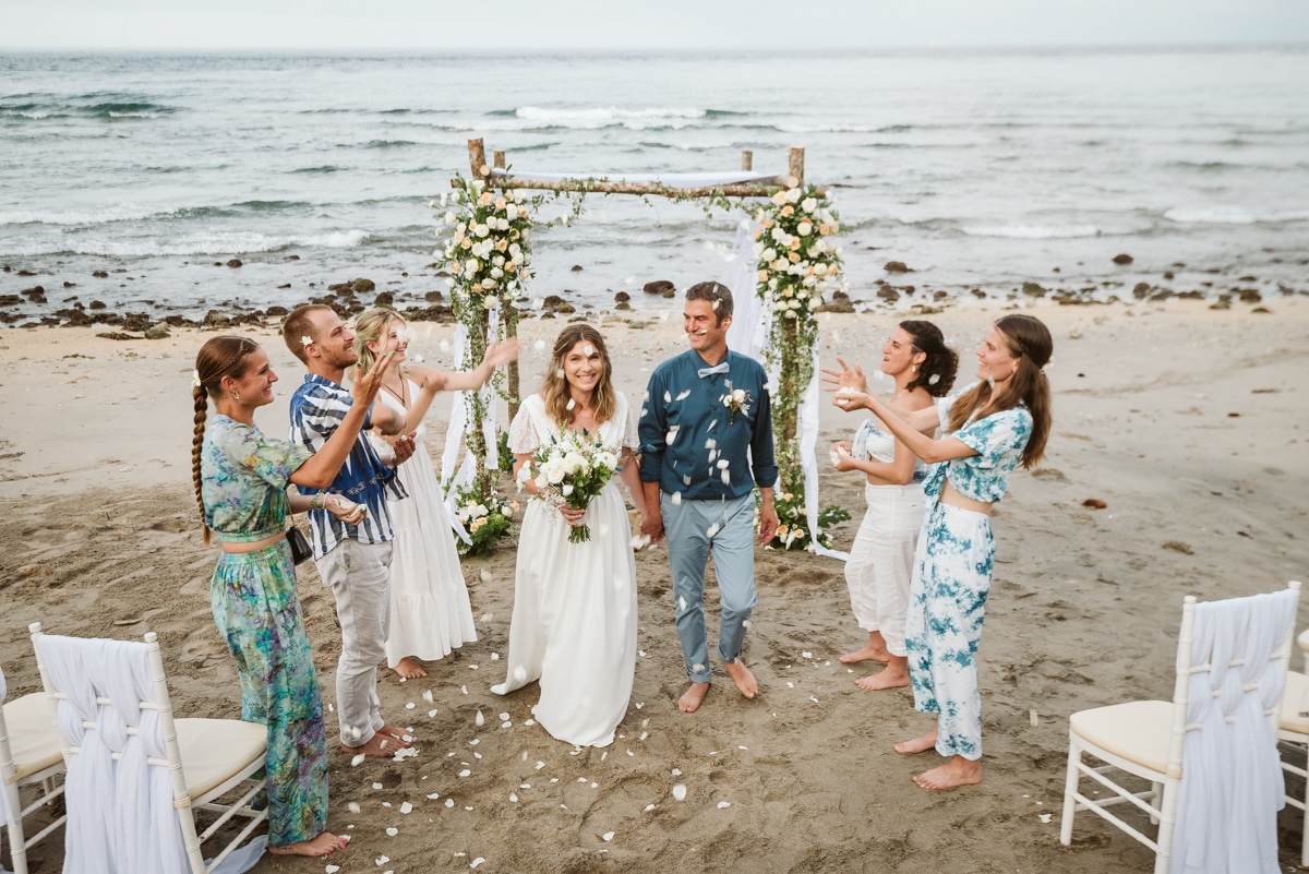 Floral decoration wedding Amed Bali